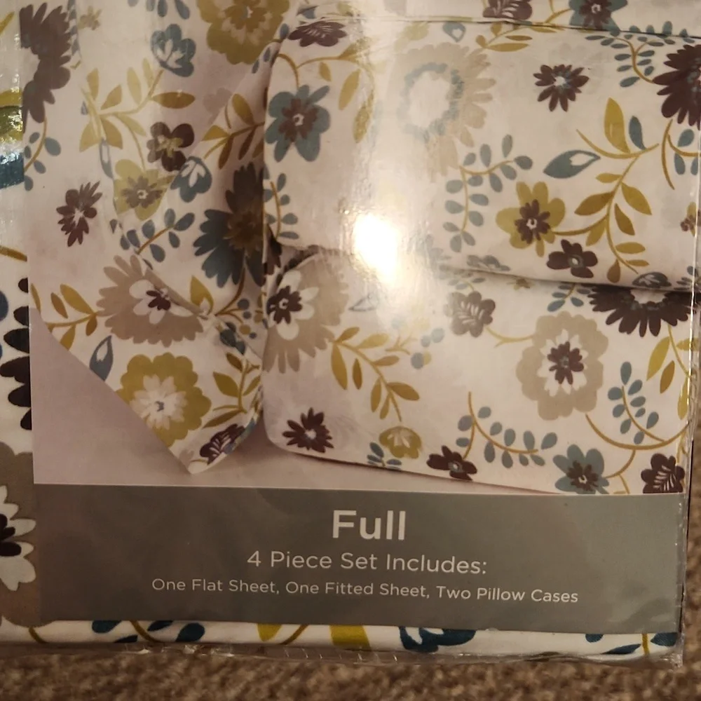 NWT Comfort Bay Full Sheet Set